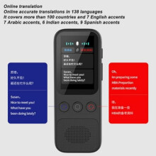 Traducător S80 cu inteligență artificială - 138 de limbi, online/offline în timp real, voce și înregistrare bidirecțională, ecran t