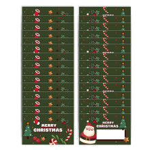 30Pcs Handmade Scratch Off Coupon Cards Christmas Prizes-Green