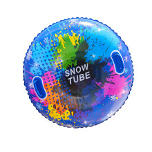Inflatable Snow Tube Sled with Handles Protable Winter Snow-C