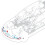ABS Material Parking Sensor Cable For Vehicle Front Bumper 6