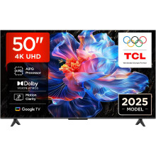TCL 50V6C-UK 50" 4K Ultra HD, HDR TV, Smart TV Powered by Google TV