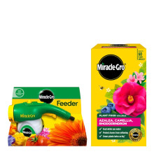 Miracle Gro Feeder Unit and Soluble Plant Food 1kg for Acid Loving Plants