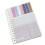 Bloc-notes rechargeables avec étiquette adhésive colorée-Violet 1