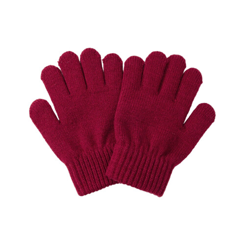 Acryl-Babyhandschuhe, flexible Stricktechnik, mehrere-Rot