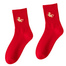 Chaussettes en coton pour femmes, année du cheval,-cheval