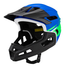 Off Road Cycling Helmet High Impact Protections-Green Blue
