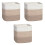 3 Pack Comfortable Braided Hampers Suitable For Nursery-A 1