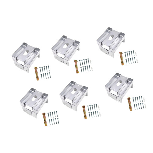 Flexible 6x6 Deck Post Base Suitable For Various-Pack of six