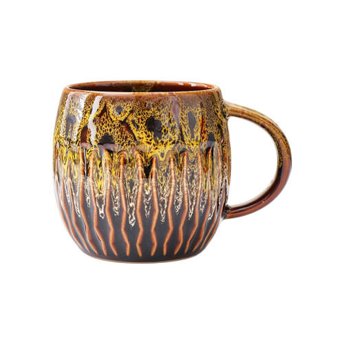 Modern Ceramic Coffee Cup 20oz Microwave Safe And-Yellow