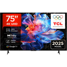 TCL 75V6C-UK 75" 4K Ultra HD, HDR TV, Smart TV Powered by Google TV