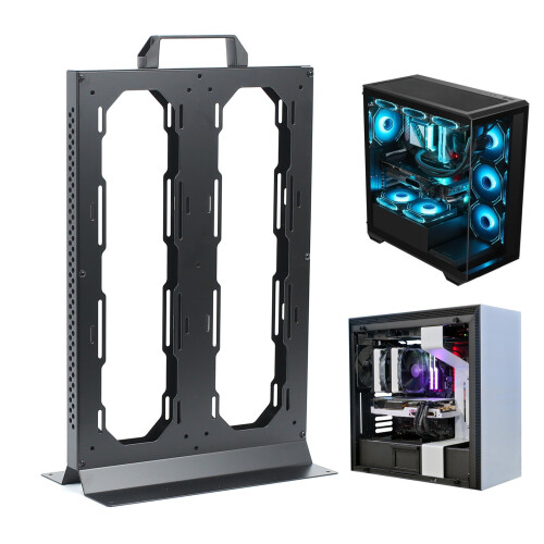 Toolless 360x2 Metal Radiators Stand Universal PC Cooling System 1