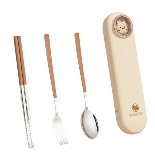 Stainless Steel Flatware Set For Home Kitchens Smooth Plastic-1