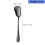 304 Stainless Steel Spoon With Fun Gourd Shape Small-Silver 4