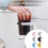 Multifunctional Adhesive Backed Fold Up Cup-Blue and yellow 3
