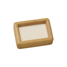 Klassischer 4-Zoll-Mini-Fotorahmen aus Holz für die-C