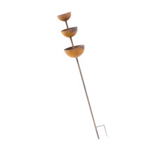 Antiker 3-lagiger Vogel-Wasserbadbecher,-Bronze