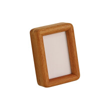 Magnetischer Bilderrahmen aus Holz für 3-Zoll-Bilder mit-B
