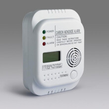 (1pcs) Carbon monoxide detector, high-precision domestic carbon monoxide alarm, wall-mounted, with digital display and loud alarm