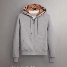 (grey, M) British-style hooded sweatshirt jacket – Unisex full-zip jacket