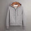 (grey, S) British-style hooded sweatshirt jacket – Unisex full-zip jacket 1