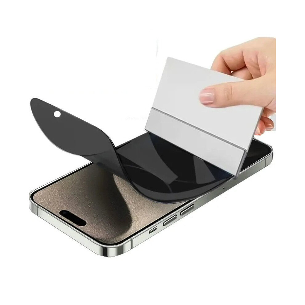 Fonefunshop Privacy Screen Protector Compatible With Iphone 17 Air - Anti-Peeping Anti-Spy Soft Hydrogel Protective Film