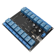 Modulo relè USB a 16 canali 10A 250V 7-38V PCB