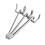 Adjustable Metal Hook For Pegboard Systems Ideal For-6mm 32 3