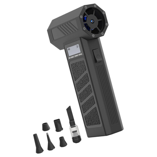 Blower Air Sprayer for Fluid Art Featuring Multi Nozzle-Black
