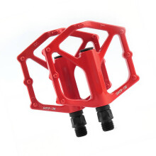 Antislip Bicycles Pedals Adapters Road Bike Plates Cleats-Red
