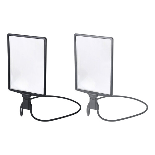 Optically Clear Magnifier for Reading Crafting Adjustable-Black 1