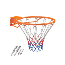 Innendørs basketballkurv - 45 cm ring, veggfeste, oransje