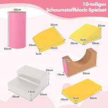 Schuimrubberen klimblokken voor peuters, 10-delige set