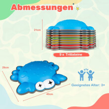 Antislip balansstenenset voor kinderen, 9-delig, kleurrijk