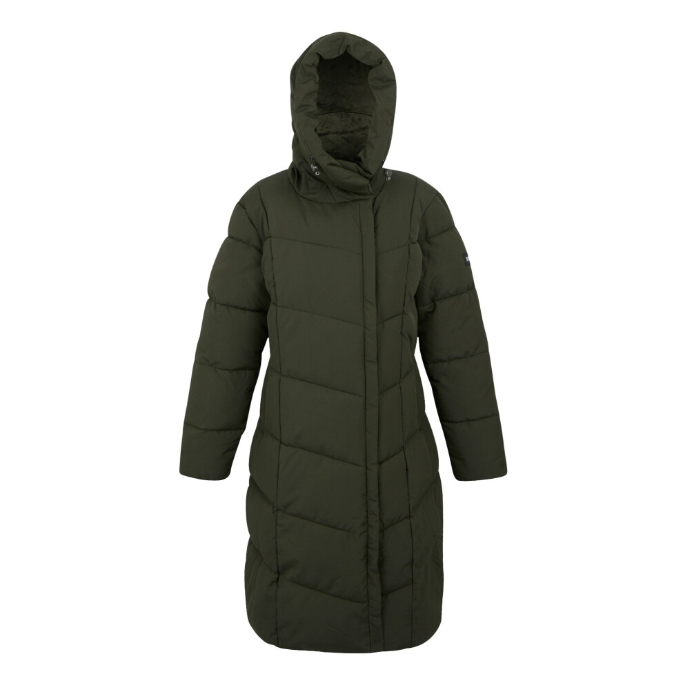Regatta (20 Uk, Dark Khaki) Womens/Ladies Nurie Quilted Jacket Multicoloured