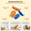 Quick Dry Water Base Wall Restorations Paint-Blue single pack 4