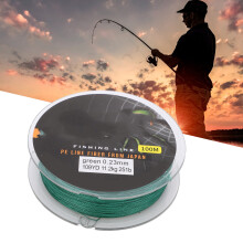 Linea da pesca intrecciata 2.0 verde 100 m resistente all'usura