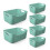 (Teal) KEPLIN 6 Pack Teal Plastic Studio Storage Basket 1