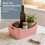 (Multicolour) KEPLIN 6 Pack Teal Plastic Studio Storage Basket 6
