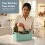 (Teal) KEPLIN 6 Pack Teal Plastic Studio Storage Basket 8