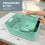 (Teal) KEPLIN 6 Pack Teal Plastic Studio Storage Basket 10