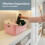 KEPLIN 6 Pack Pink Plastic Studio Storage Basket 7