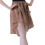 Ballets Dance Skirt Pull On Dance Skirt Elastic-Coffee color M 1
