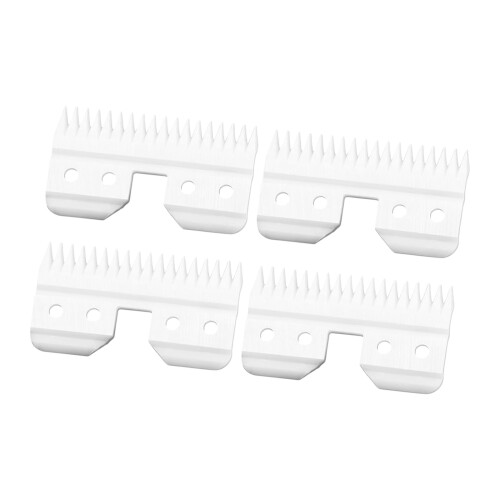 Premium Ceramic Pet Hair Trimmer Blades Replacement Blade-White