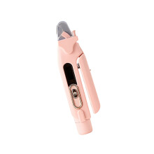 Dog Nail Cutter Trimmer LED Light Nail Scratch for Dog-Pink