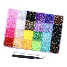 Assorted Size Rainbow Colored Rhinestones Ideal For-5mm Set 1
