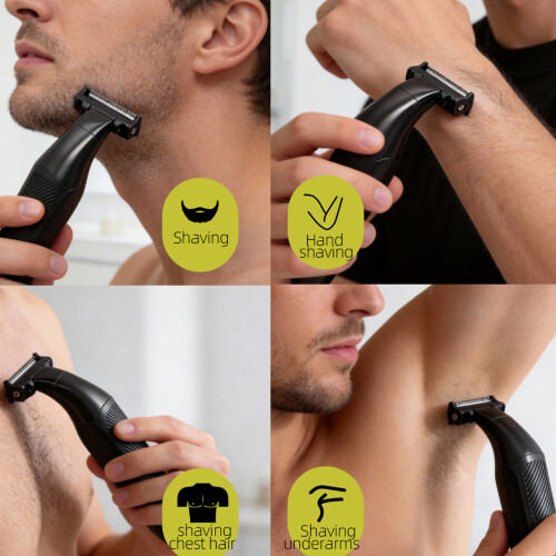 Modern Design Electric Shaver for Smooth Shaving-Black 2