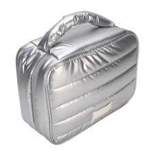 Kosmetiktasche 4,2 L 24,5  19  9 cm Silber