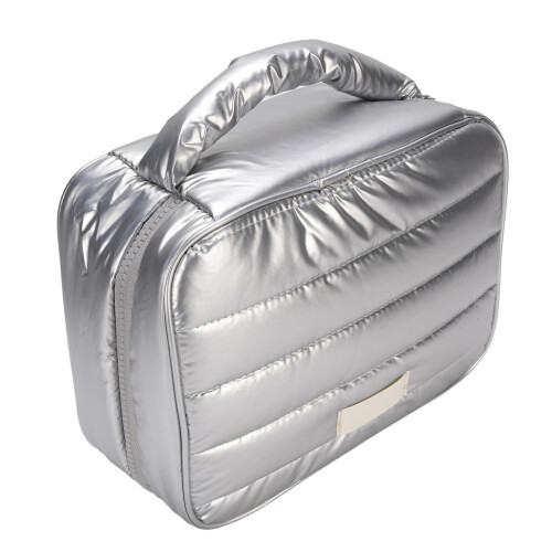 Kosmetiktasche 4,2 L 24,5  19  9 cm Silber