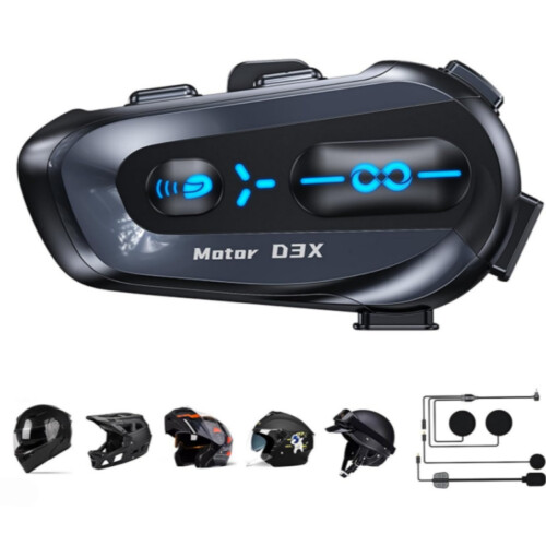 Ακουστικά Bluetooth Intercom για μοτοσικλέτα υψηλής ποιότητας, μικρόφωνο ακύρωσης θ