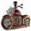 Whiskyflasche in Form eines Motorrads, 325 ml, neuartige Glaskaraffe, 3D-Gravur 1